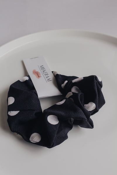 Large Polka Dot Scrunchies