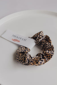 Spotted Animal Print Scrunchie