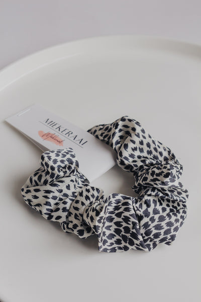 Spotted Animal Print Scrunchie