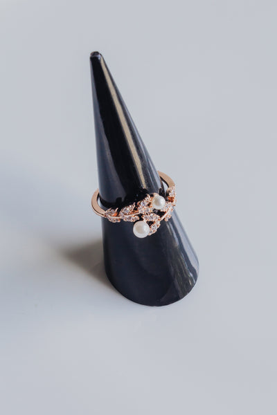 Floral Pearl Ring