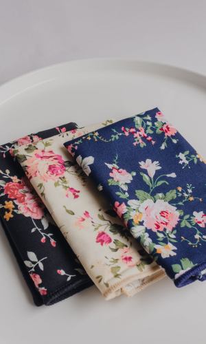 Floral Pocket Squares